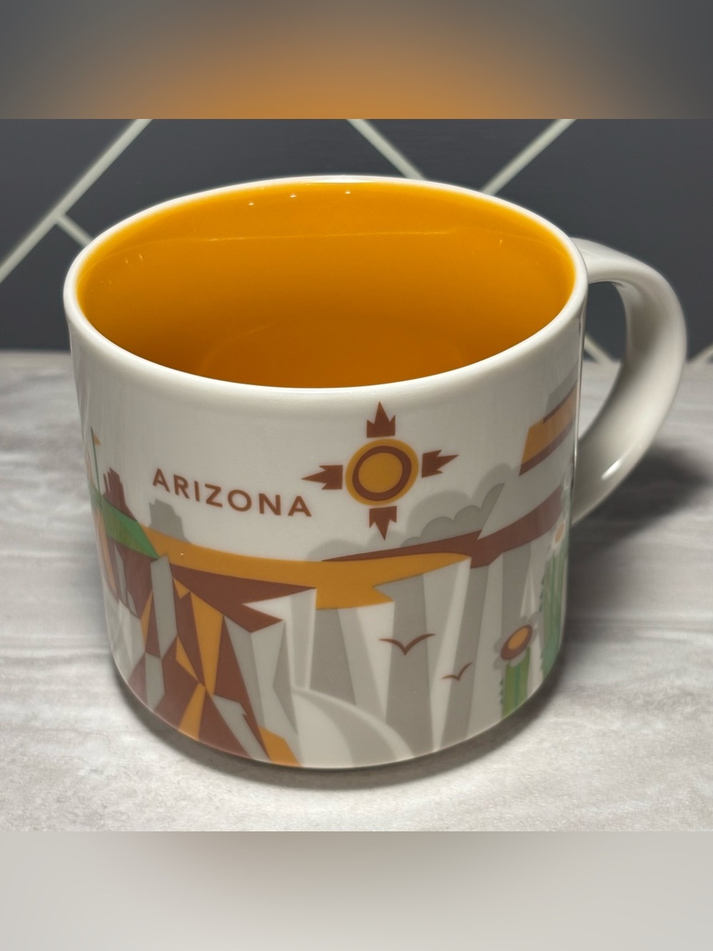 Starbucks Arizona You Are Here Collection Series 14oz Coffee Tea Mug Cup EUC
